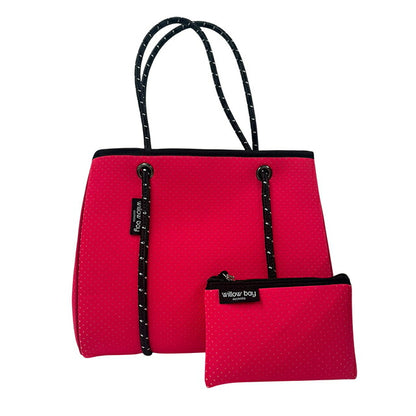 ウィローベイ トートバッグ レディース ブランド WILLOWBAY デイドリーマーウィズジップクロージャーミニ マザーズバッグ  FUCHSIA PINK WB-9713