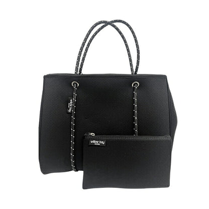 ウィローベイ トートバッグ レディース ブランド WILLOWBAY デイドリーマーウィズジップクロージャーフルサイズ マザーズバッグ  BLACK WB-9714
