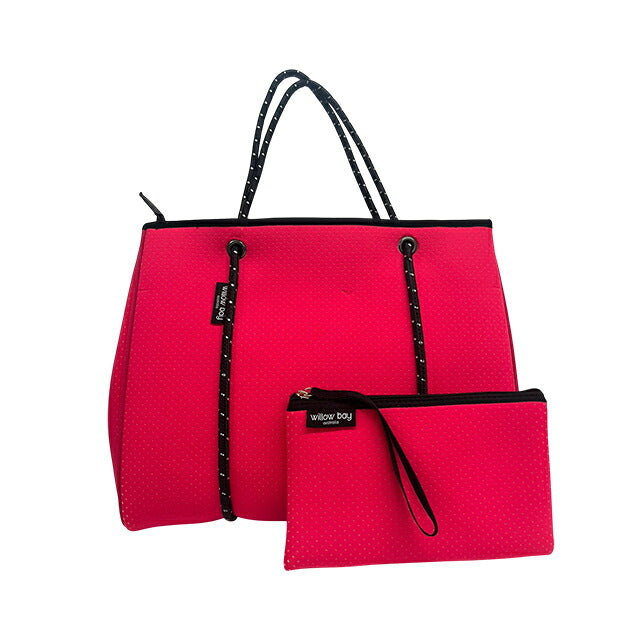 ウィローベイ トートバッグ レディース ブランド WILLOWBAY デイドリーマーウィズジップクロージャーフルサイズ マザーズバッグ  FUCHSIA PINK WB-9719