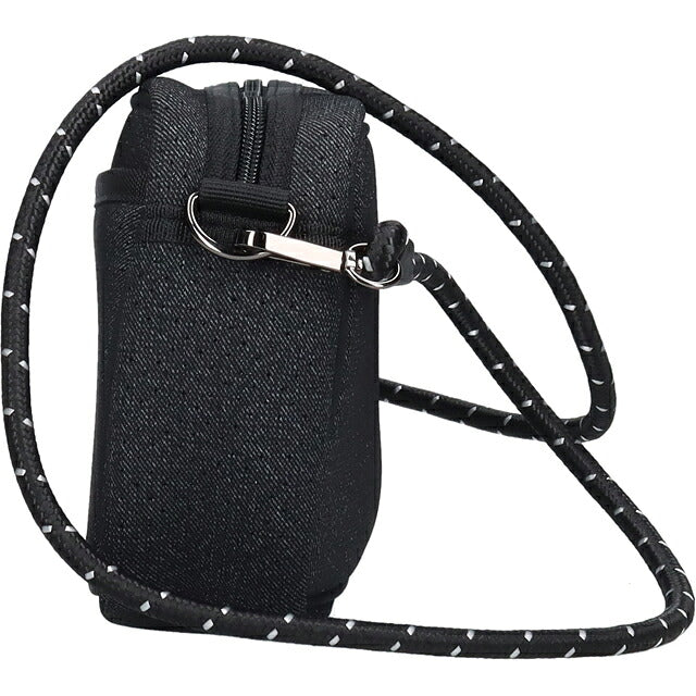 ウィローベイ ショルダーバッグ レディース ブランド WILLOWBAY ラージクロスボディバッグウィズロープ クロスボディ BLACK DENIM WB-9722
