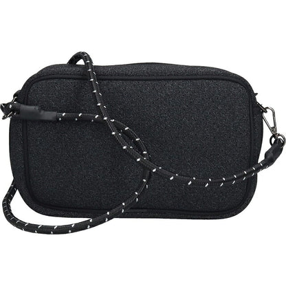 ウィローベイ ショルダーバッグ レディース ブランド WILLOWBAY ラージクロスボディバッグウィズロープ クロスボディ BLACK DENIM WB-9722