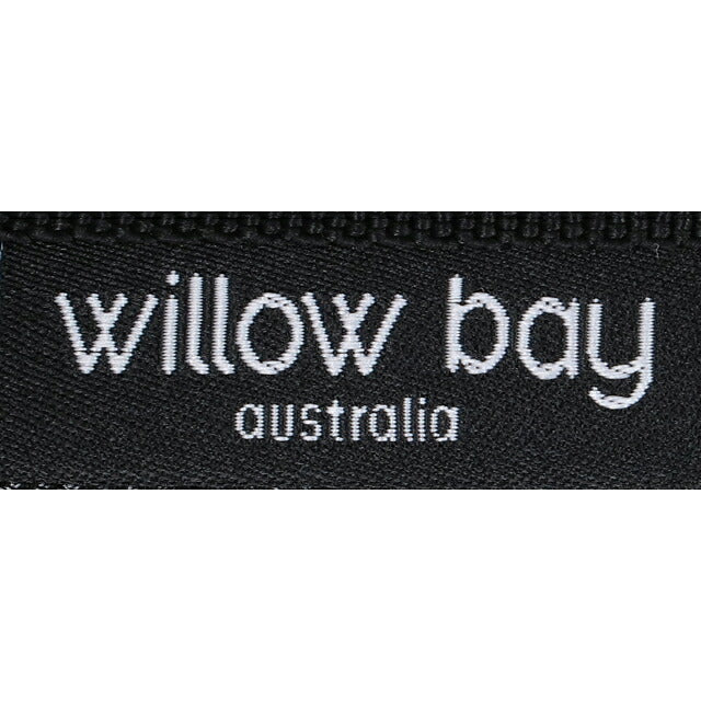 ウィローベイ ショルダーバッグ レディース ブランド WILLOWBAY ラージクロスボディバッグウィズロープ クロスボディ BLACK DENIM WB-9722