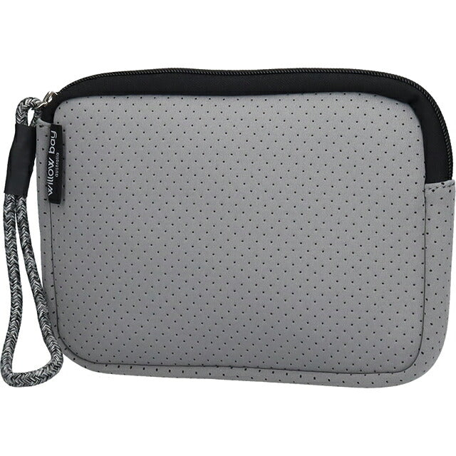 ウィローベイ ポーチ レディース ブランド WILLOWBAY リストレットクラッチ クラッチバッグ PEBBLE GREY WB-9730