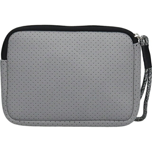 ウィローベイ ポーチ レディース ブランド WILLOWBAY リストレットクラッチ クラッチバッグ PEBBLE GREY WB-9730