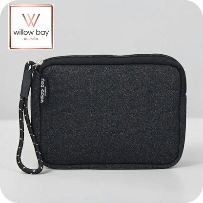 ウィローベイ ポーチ レディース ブランド WILLOWBAY リストレットクラッチ クラッチバッグ BLACK DENIM WB-9731