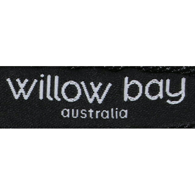 ウィローベイ ポーチ レディース ブランド WILLOWBAY リストレットクラッチ クラッチバッグ BLACK DENIM WB-9731