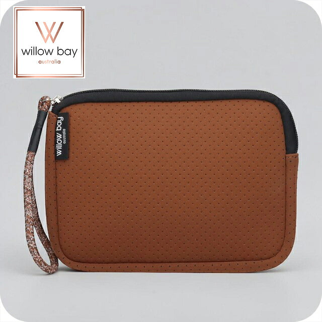 ウィローベイ ポーチ レディース ブランド WILLOWBAY リストレットクラッチ クラッチバッグ CINNAMON WB-9732