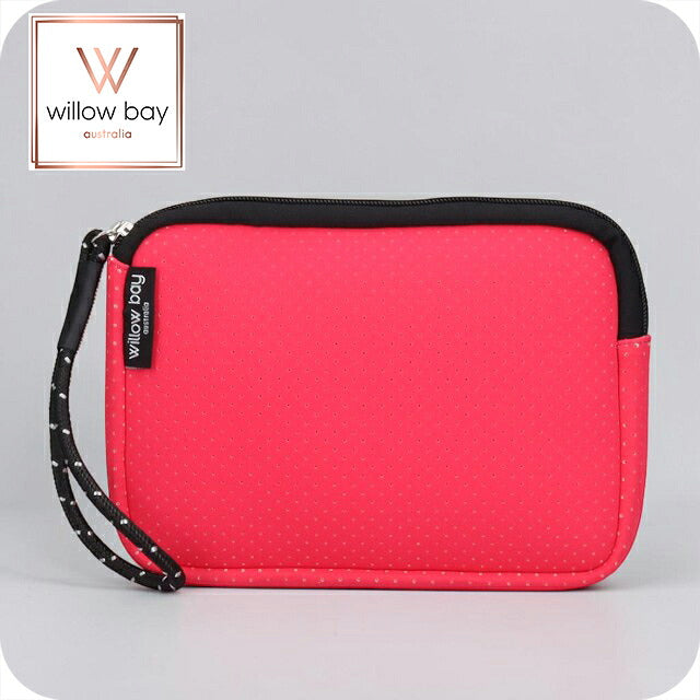 ウィローベイ ポーチ レディース ブランド WILLOWBAY リストレットクラッチ クラッチバッグ FUCHSIA PINK WB-9733