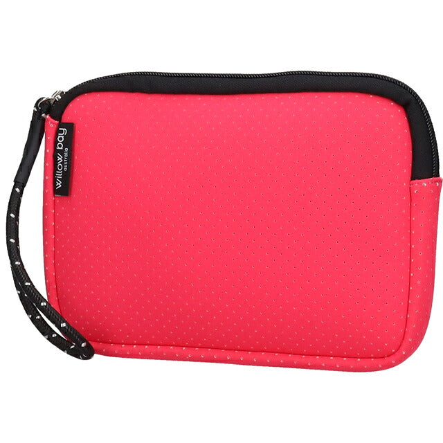 ウィローベイ ポーチ レディース ブランド WILLOWBAY リストレットクラッチ クラッチバッグ FUCHSIA PINK WB-9733