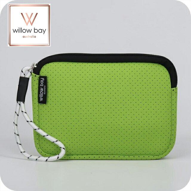 ウィローベイ ポーチ レディース ブランド WILLOWBAY リストレットクラッチ クラッチバッグ LIME WB-9735
