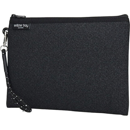 ウィローベイ ポーチ レディース ブランド WILLOWBAY ウィローベイラージブティックポーチ クラッチバッグ BLACK DENIM WB-9741