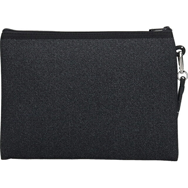 ウィローベイ ポーチ レディース ブランド WILLOWBAY ウィローベイラージブティックポーチ クラッチバッグ BLACK DENIM WB-9741