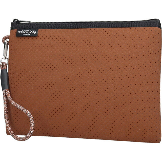 ウィローベイ ポーチ レディース ブランド WILLOWBAY ウィローベイラージブティックポーチ クラッチバッグ CINNAMON WB-9742