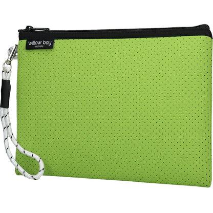 ウィローベイ ポーチ レディース ブランド WILLOWBAY ウィローベイラージブティックポーチ クラッチバッグ LIME WB-9744