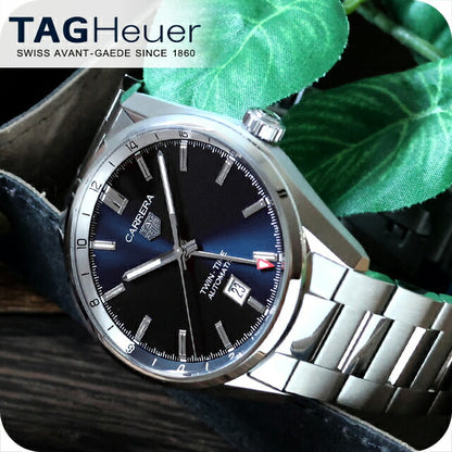 WBN201A.BA0640 | TAG Heuer Carrera Caliber 7 Twin Time Date Automatic Winding