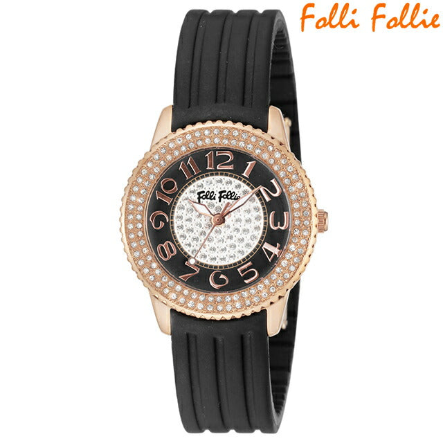 フォリフォリ CAROUSEL COLLECTION クオーツ 腕時計 ブランド レディース Folli Follie WF9B019ZSK-BK アナログ WF9B019ZSK-BK