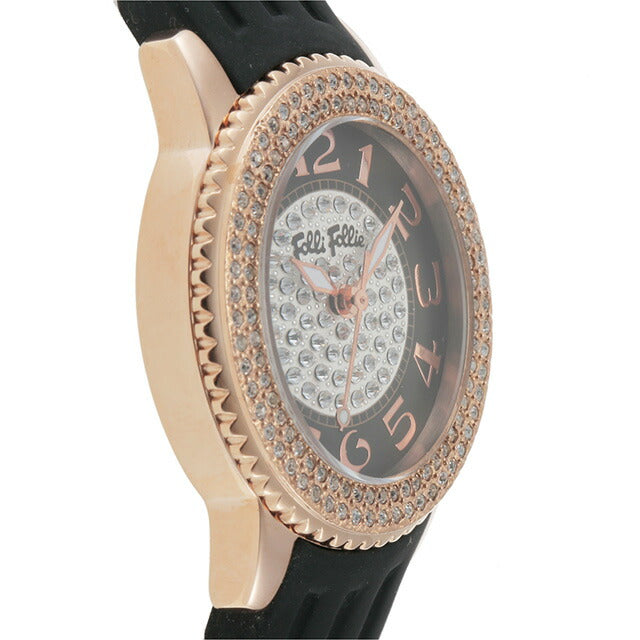 フォリフォリ CAROUSEL COLLECTION クオーツ 腕時計 ブランド レディース Folli Follie WF9B019ZSK-BK アナログ WF9B019ZSK-BK