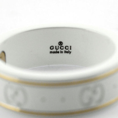 グッチ GUCCI メンズ リング 指輪 JP16号 325964-J85V5/8062/17 ホワイト ホワイト WQ00008961