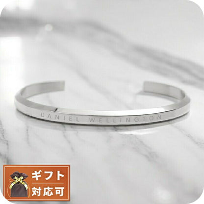 ダニエルウェリントン クラシックカフ バングル ラージ メンズ DW00400002 シルバー WQ00016452