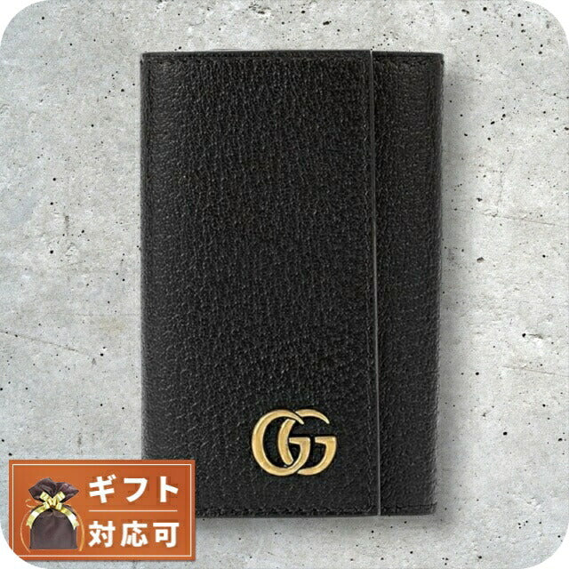 グッチ GUCCI レディース キーケース 435305-DJ20T-1000 ブラック WQ00019998