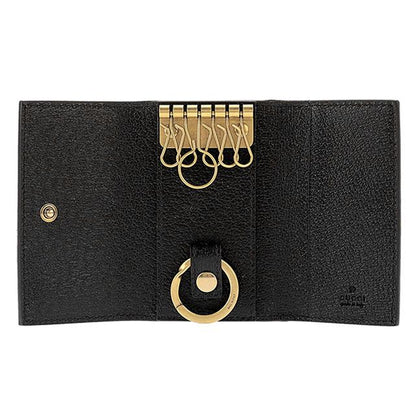 グッチ GUCCI レディース キーケース 435305-DJ20T-1000 ブラック WQ00019998