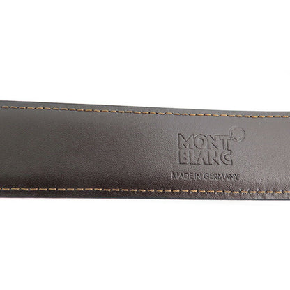 モンブラン MONTBLANC メンズ ベルト 38157 シルバー ブラック/ブラウン ブラック WQ00025102
