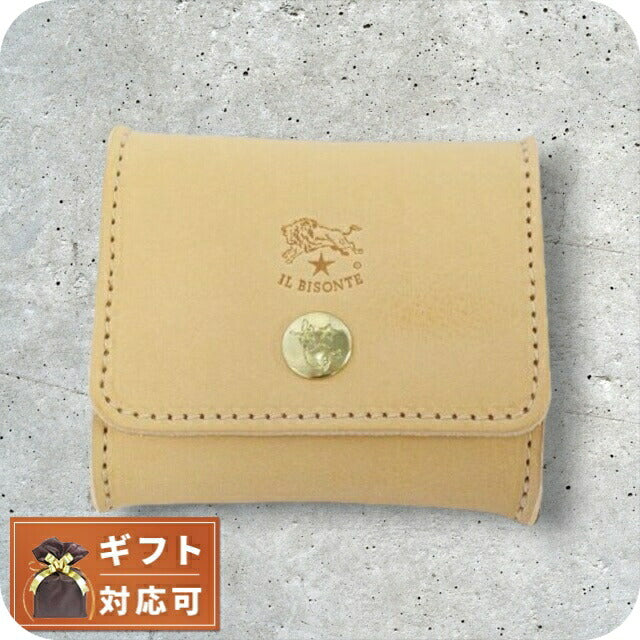 イルビゾンテ IL BISONTE コインケース 小銭入れ メンズ レディース C0774 P120 scp020-pv0005-na106 ベージュ ナチュラル WQ00032950