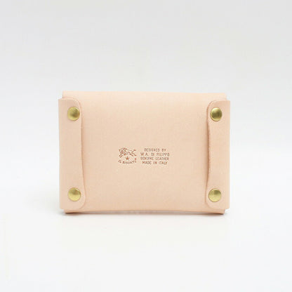 イルビゾンテ IL BISONTE カードケース メンズ レディース SCC032-PG0001-NA106 (C0855-P-120) ベージュ ヌメ WQ00035753