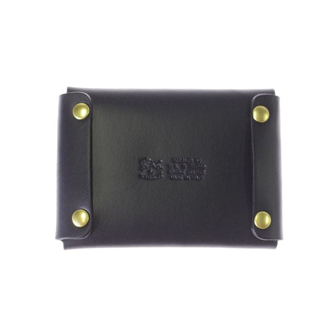 イルビゾンテ IL BISONTE カードケース メンズ レディース SCC032-PG0001-BK109 (C0855-P-135) ブラック WQ00035787