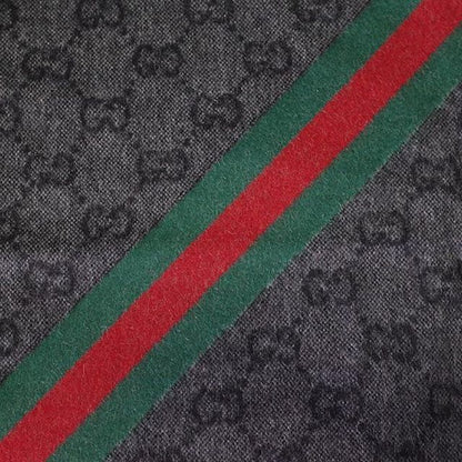 グッチ GUCCI マフラー GG柄 メンズ レディース 570603 3G200 1466 ブラック グレー WQ00035925