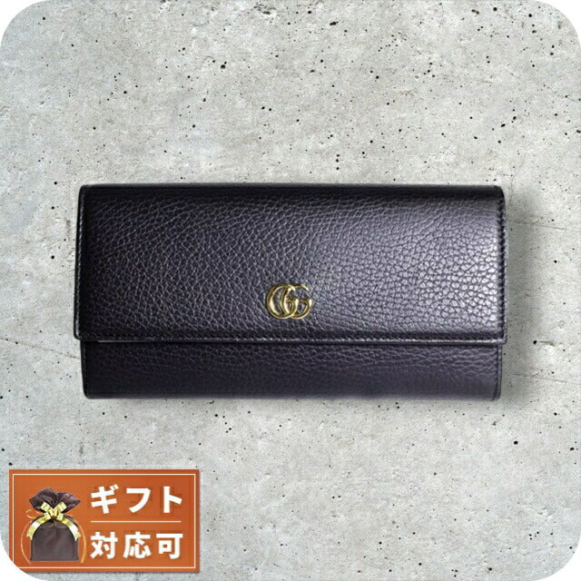 グッチ GUCCI 長財布 レディース 456116-CAO0G-1000 ブラック WQ00036483