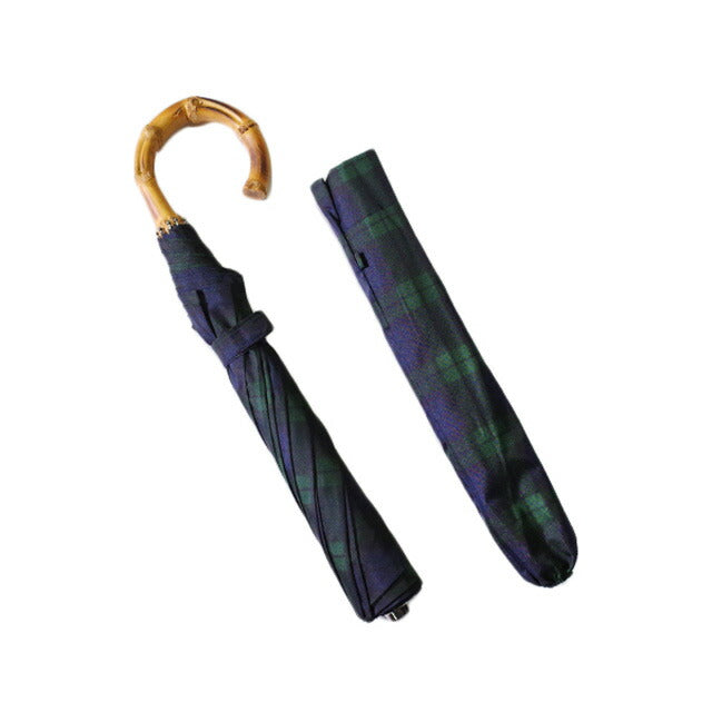 フォックスアンブレラズ FOX UMBRELLAS 折畳傘 メンズ TEL4-BKTA グリーン ネイビー チェック柄 WQ00036912