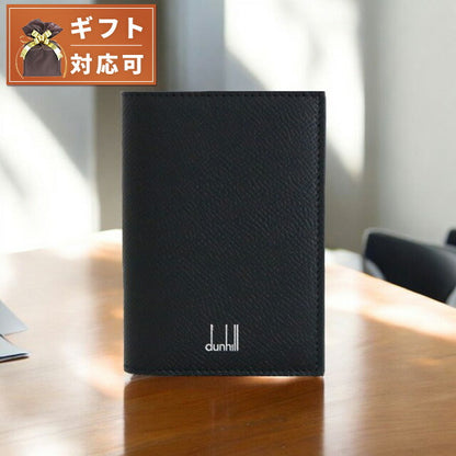 ダンヒル DUNHILL 名刺入れ カードケース メンズ 18F2470CA001 カドガン CADOGAN ブラック WQ00037374