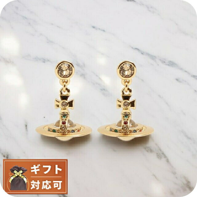 ヴィヴィアンウエストウッド VIVIENNE WESTWOOD プチオーブ ピアス レディース 62020032-R001 ゴールド WQ00038292