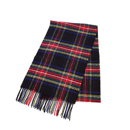 ジョンストンズ JOHNSTONS マフラー WA000016KU0324 BLACK STEWART ブラックスチュアート WQ00038576