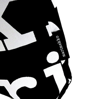 マリメッコ MARIMEKKO トートバッグ レディース 047312-911 LOGO NOTKO ブラック WQ00038622
