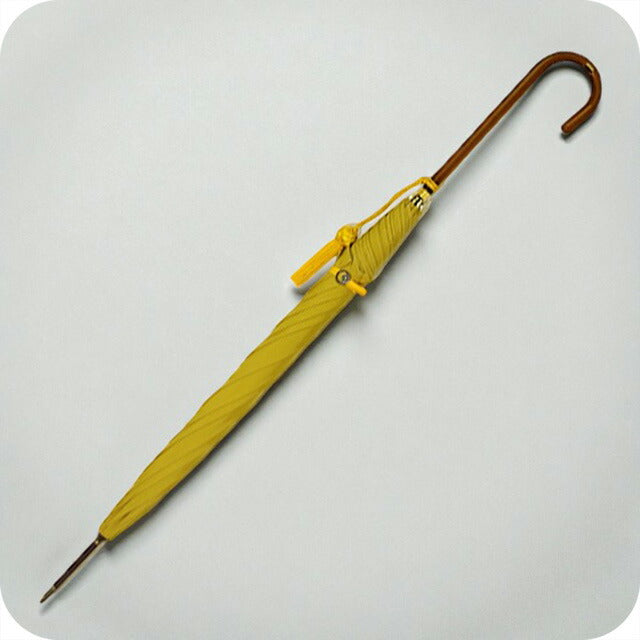 フォックスアンブレラズ FOX UMBRELLAS 傘 レディース 細巻きレザー WL1 MUSTARD マスタード WQ00039365