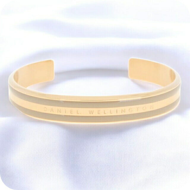 ダニエルウェリントン DANIEL WELLINGTON バングル ブレスレット レディース DW00400011 CLASSIC BRACELET DESERT SAND M ローズゴールド グレー WQ00039452