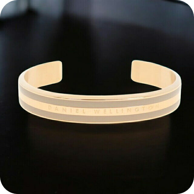 ダニエルウェリントン DANIEL WELLINGTON バングル ブレスレット レディース DW00400012 CLASSIC BRACELET DESERT SAND S ローズゴールド グレー WQ00039453
