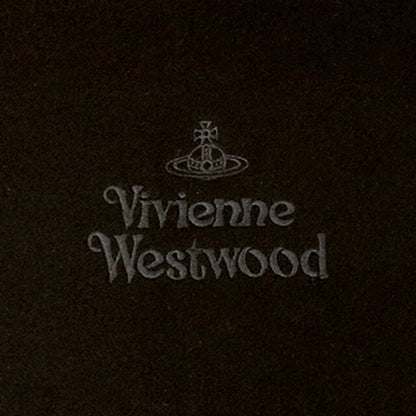 ヴィヴィアンウエストウッド VIVIENNE WESTWOOD マフラー ストール オーブロゴ 刺繍 無地 メンズ レディース N401-BLACK WQ00040742