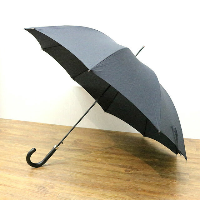 フォックスアンブレラズ FOX UMBRELLAS 傘 メンズ 紳士傘　ブラック FOX UMBRELLAS フォックスアンブレラズ 長傘 雨傘 メンズ 無地