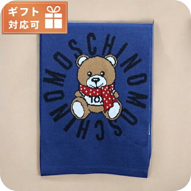 モスキーノ MOSCHINO マフラー レディース M2333 30673 121 ブルー WQ00041386
