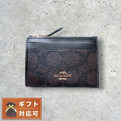 コーチ COACH コインケース パスケース F88208 IMAA8 レディース アウトレット シグネチャー ブラウン ブラック WQ00041653
