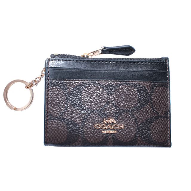 コーチ COACH コインケース パスケース F88208 IMAA8 レディース アウトレット シグネチャー ブラウン ブラック WQ00041653
