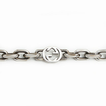 グッチ GUCCI ブレスレット 620798-J8400-0811-19 インターロッキングG シルバー WQ00041905