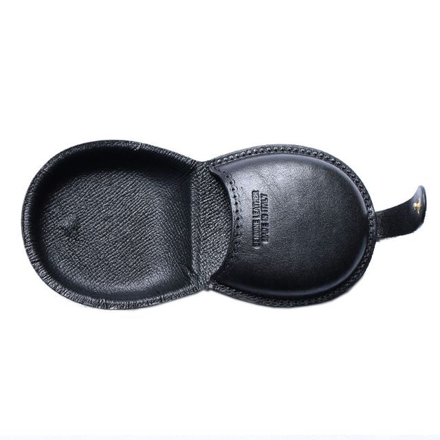 イルビゾンテ IL BISONTE コインケース 小銭入れ 馬蹄型 C0543 P 153 (scp013-pv0005-bk170n)メンズ レディース ブラック WQ00042543
