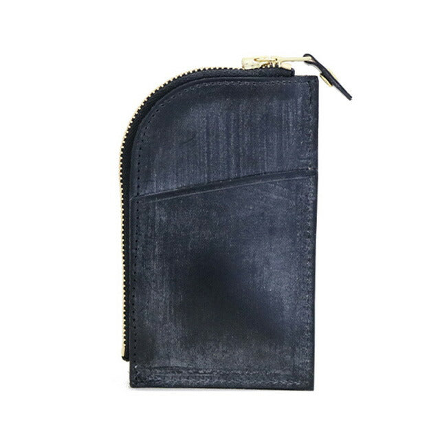 グレンロイヤル GLENROYAL カードポケット付きラウンド ジップキーケース 03-6255 メンズ レディース ブラック WQ00042754