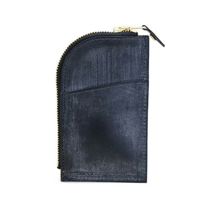 グレンロイヤル GLENROYAL カードポケット付きラウンド ジップキーケース 03-6255 メンズ レディース ブラック WQ00042754