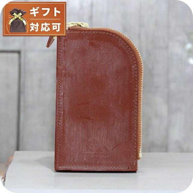 グレンロイヤル GLENROYAL カードポケット付きラウンド ジップキーケース 03-6255 メンズ レディース ブラウン WQ00042756