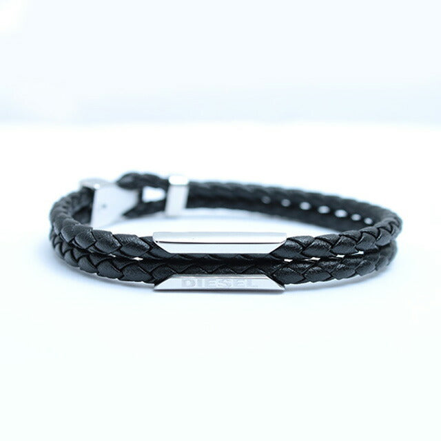 ディーゼル DIESEL ブレスレット DX1247040 メンズ レディース ブラック シルバー WQ00042884